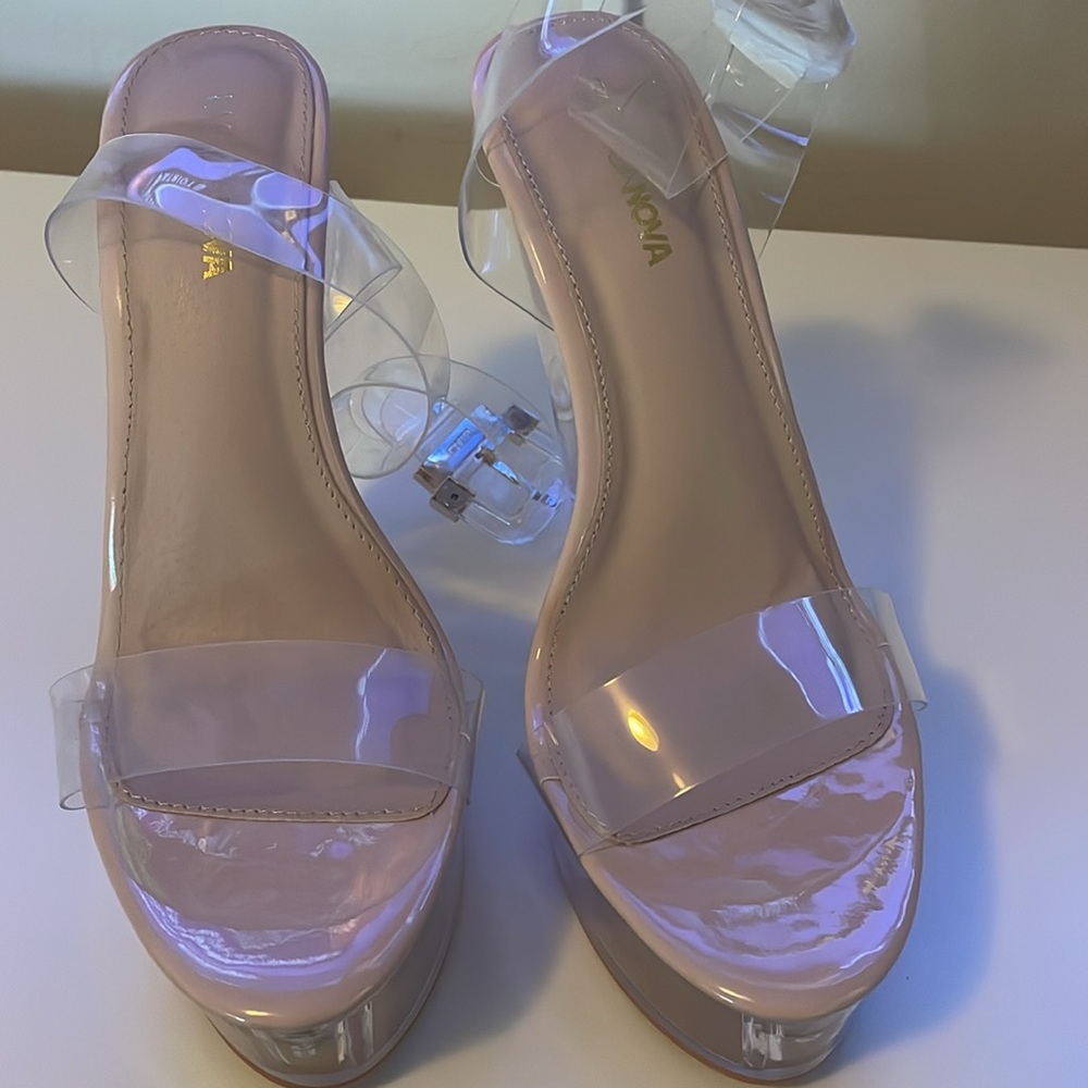 See what I want wedges- Nude - Picture 4 of 5
